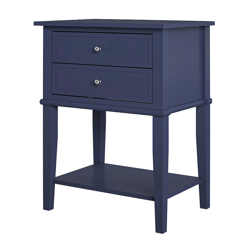 Table d'appoint avec 2 tiroirs