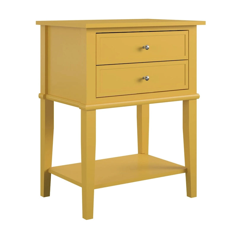 Table d'appoint avec 2 tiroirs