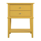 Table d'appoint avec 2 tiroirs