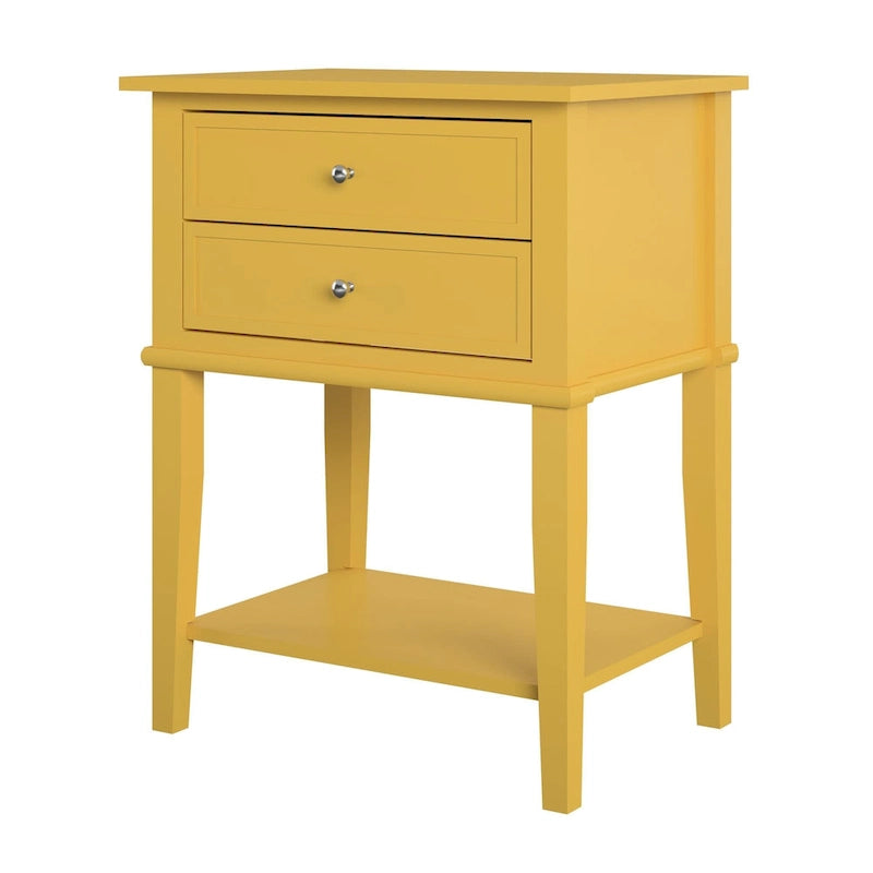 Table d'appoint avec 2 tiroirs