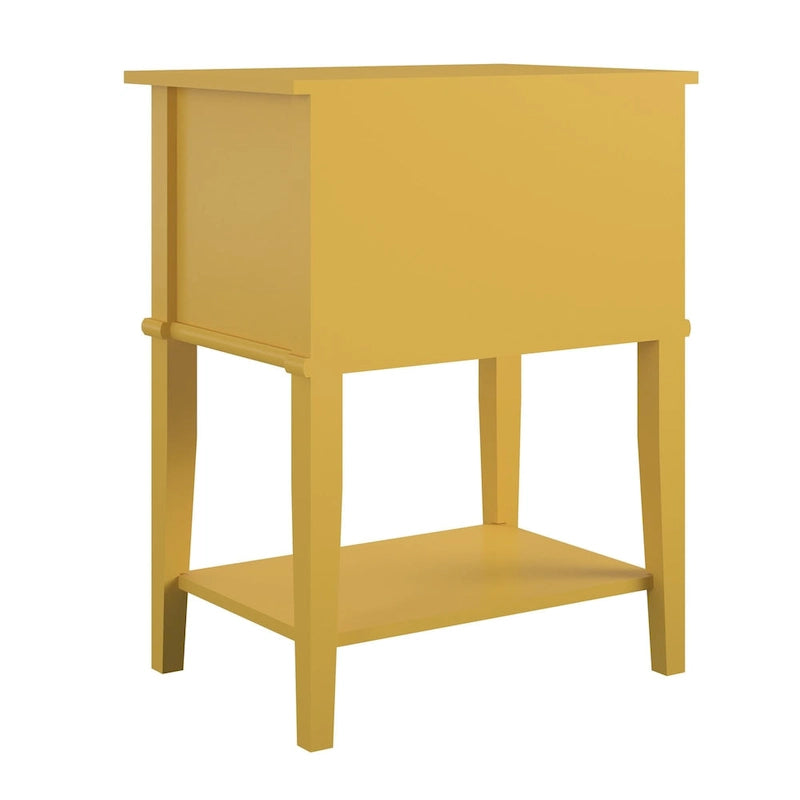 Table d'appoint avec 2 tiroirs
