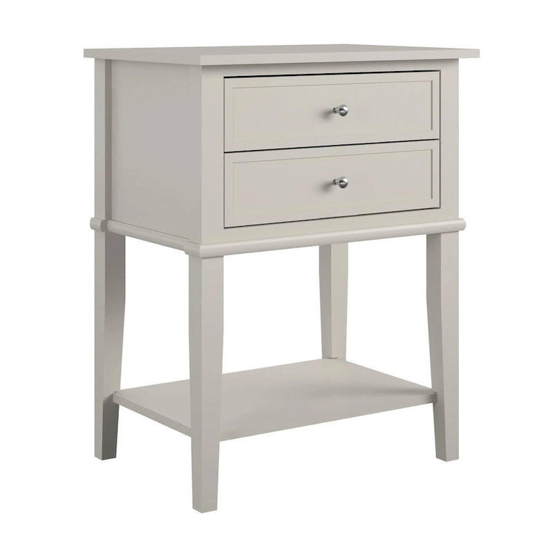 Table d'appoint avec 2 tiroirs