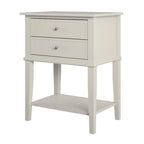 Table d'appoint avec 2 tiroirs