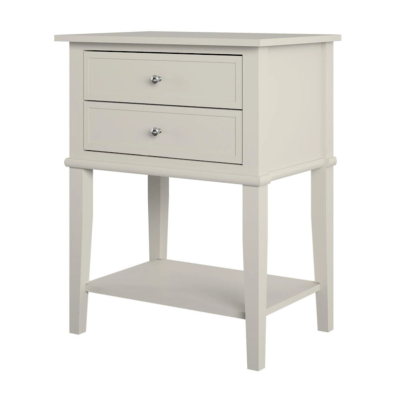 Table d'appoint avec 2 tiroirs