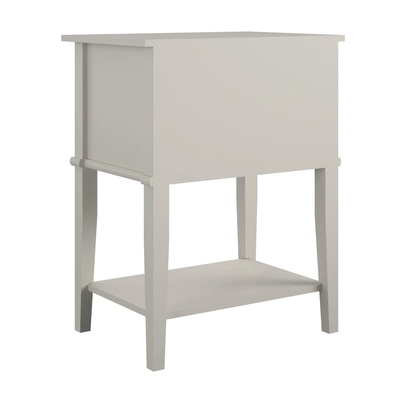 Table d'appoint avec 2 tiroirs
