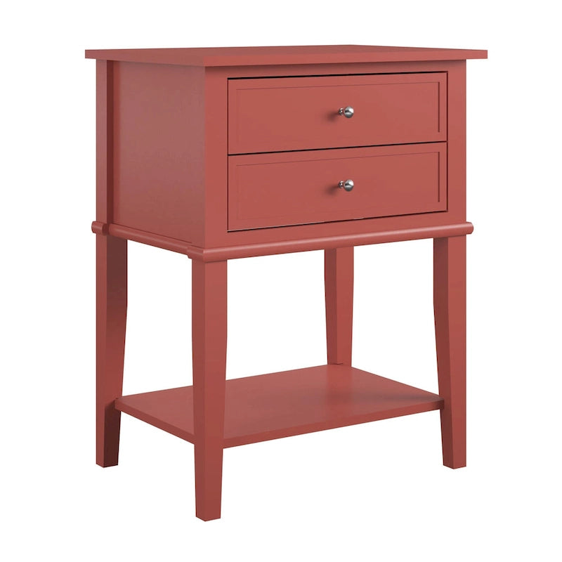 Table d'appoint avec 2 tiroirs