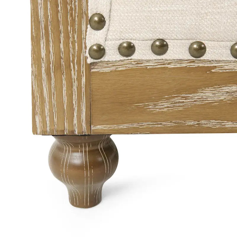 Canapé de salon en tissu et fauteuils d'appoint