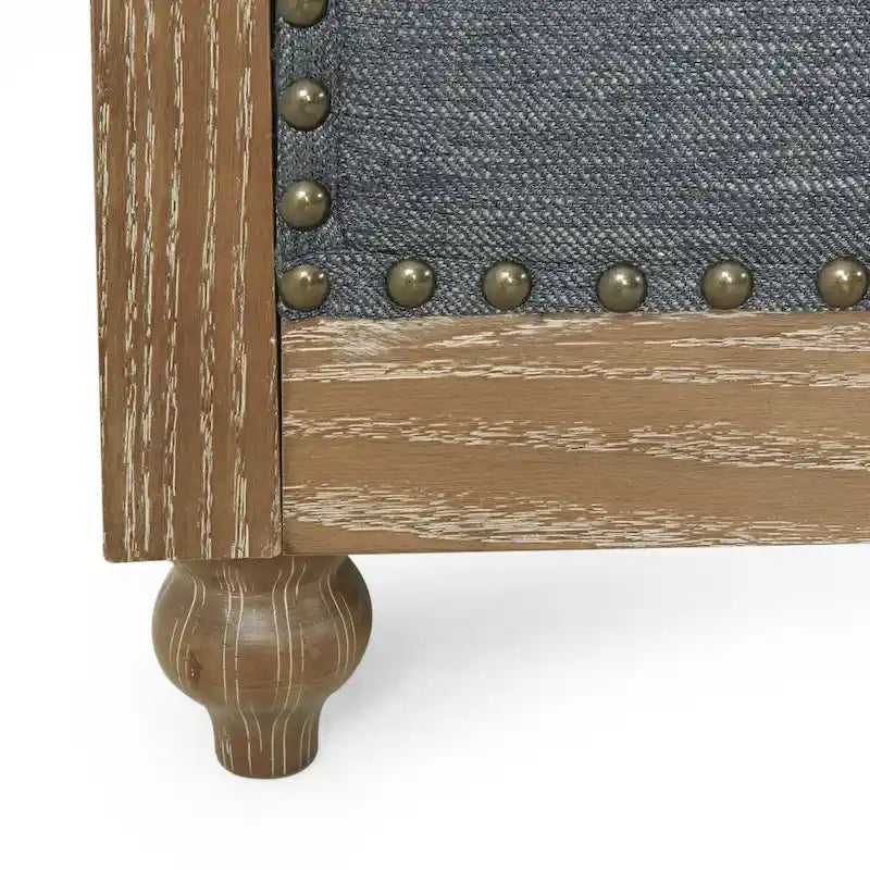 Canapé de salon en tissu et fauteuils d'appoint