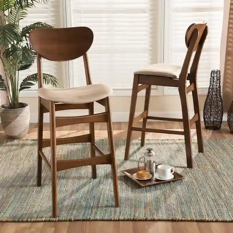 Tabouret de bar moderne du milieu du siècle