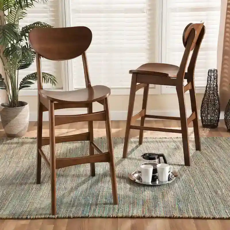 Tabouret de bar moderne du milieu du siècle