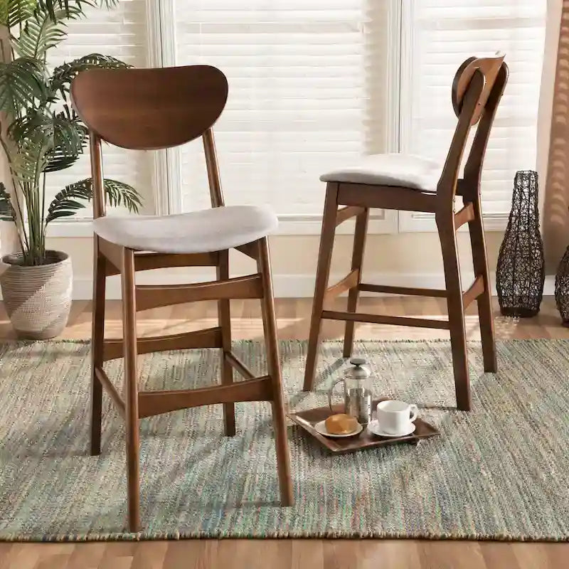 Tabouret de bar moderne du milieu du siècle