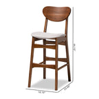 Tabouret de bar moderne du milieu du siècle
