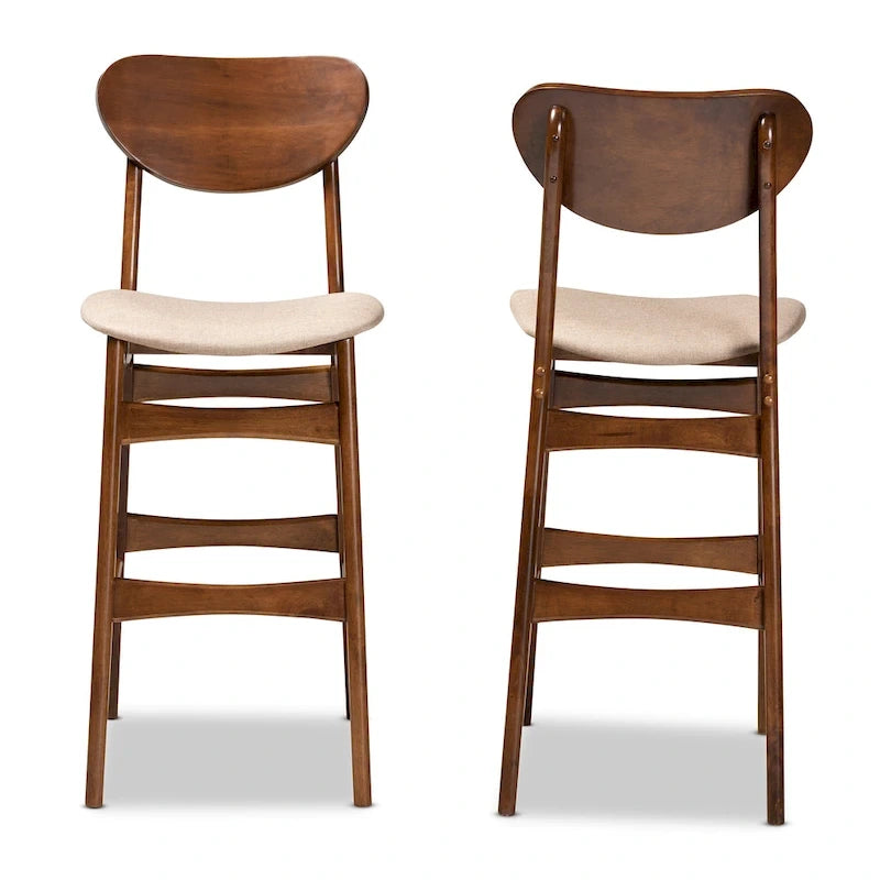 Tabouret de bar moderne du milieu du siècle