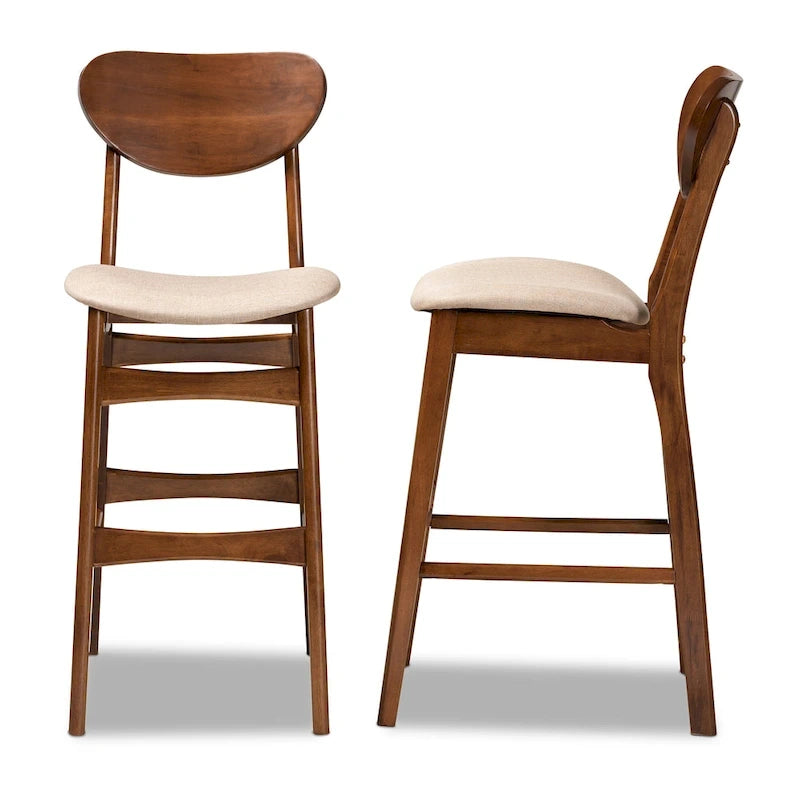 Tabouret de bar moderne du milieu du siècle