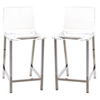 Tabouret de comptoir en acrylique transparent