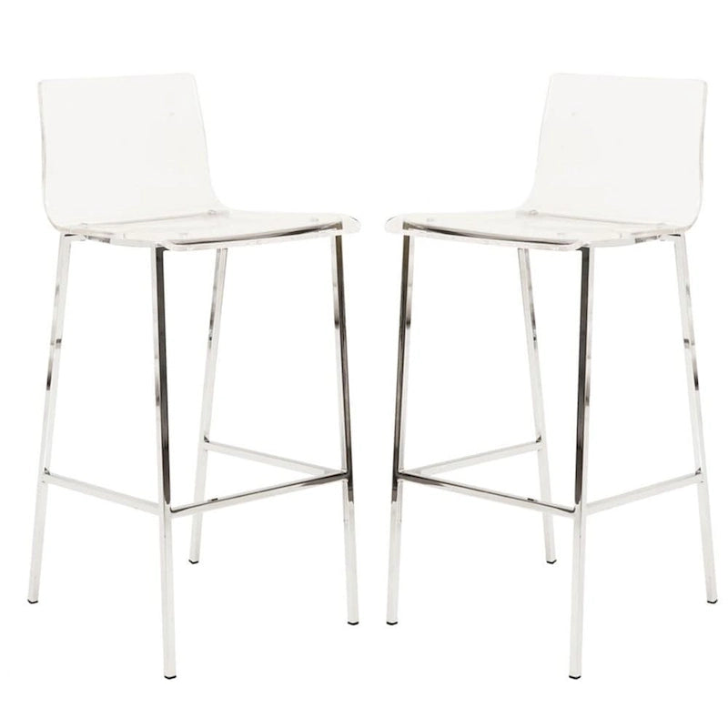 Tabouret de comptoir en acrylique transparent