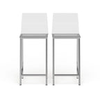 Tabouret de comptoir en acrylique transparent