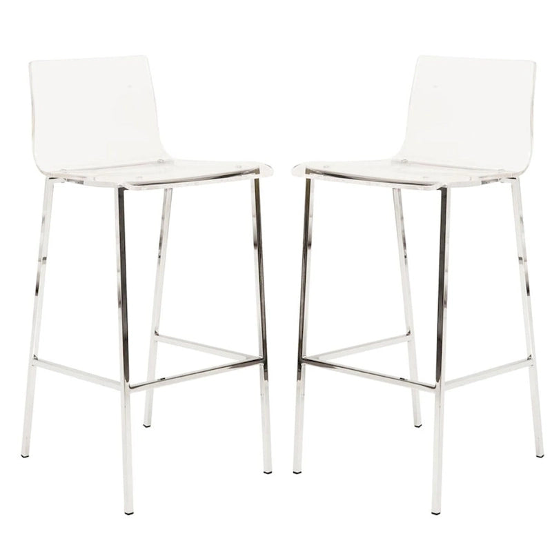 Tabouret de comptoir en acrylique transparent