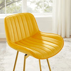 Tabouret de bar moderne pivotant en velours