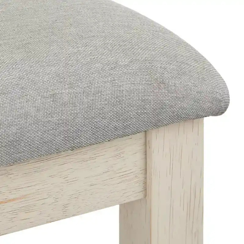 Tabouret de comptoir à dossier en X