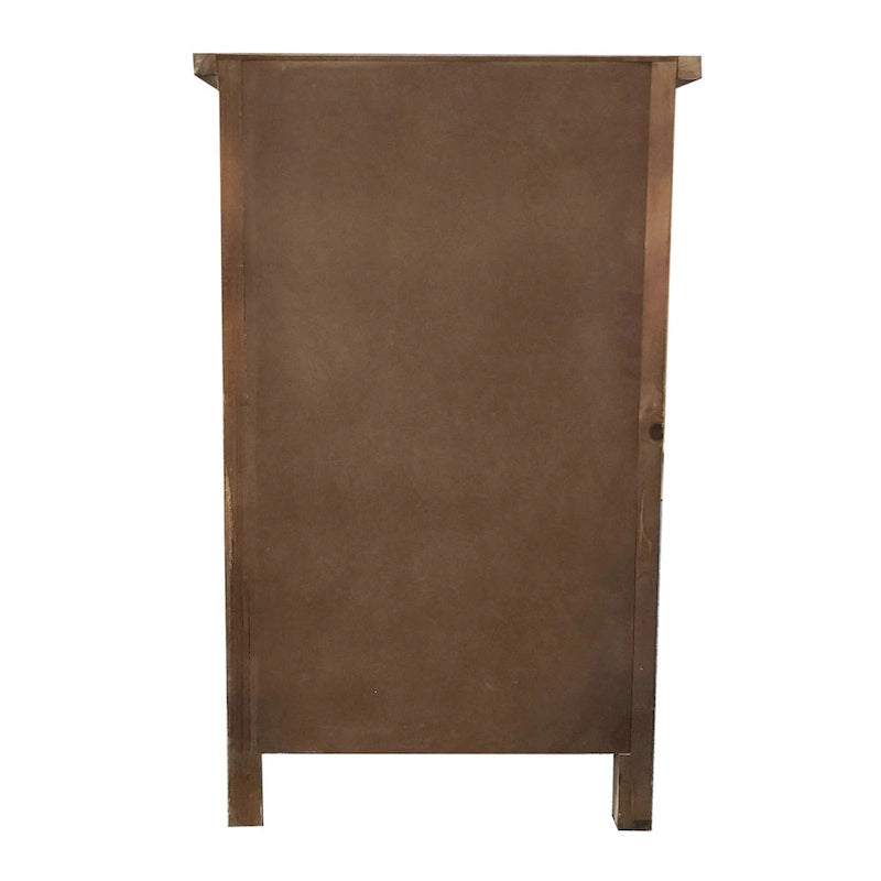 Table d'appoint en bois avec 3 tiroirs sculptés, table d'appoint vintage