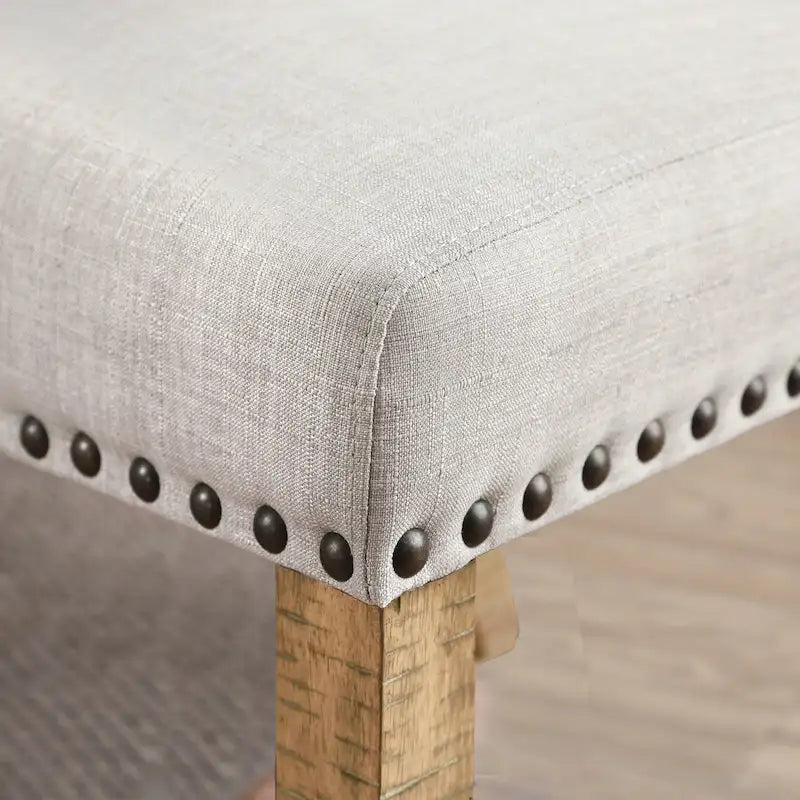 Chaises de salle à manger capitonnées avec accoudoirs de style campagnard
