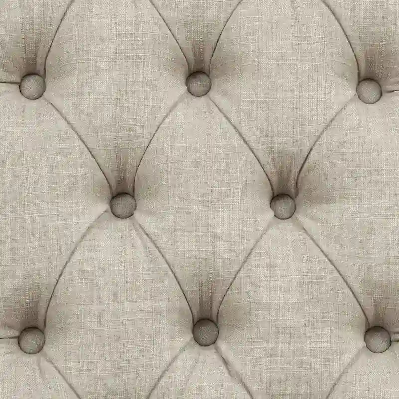 Chaises de salle à manger capitonnées avec accoudoirs de style campagnard