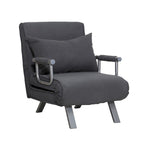 HomCom 5 Position Folding Sleeper Chair