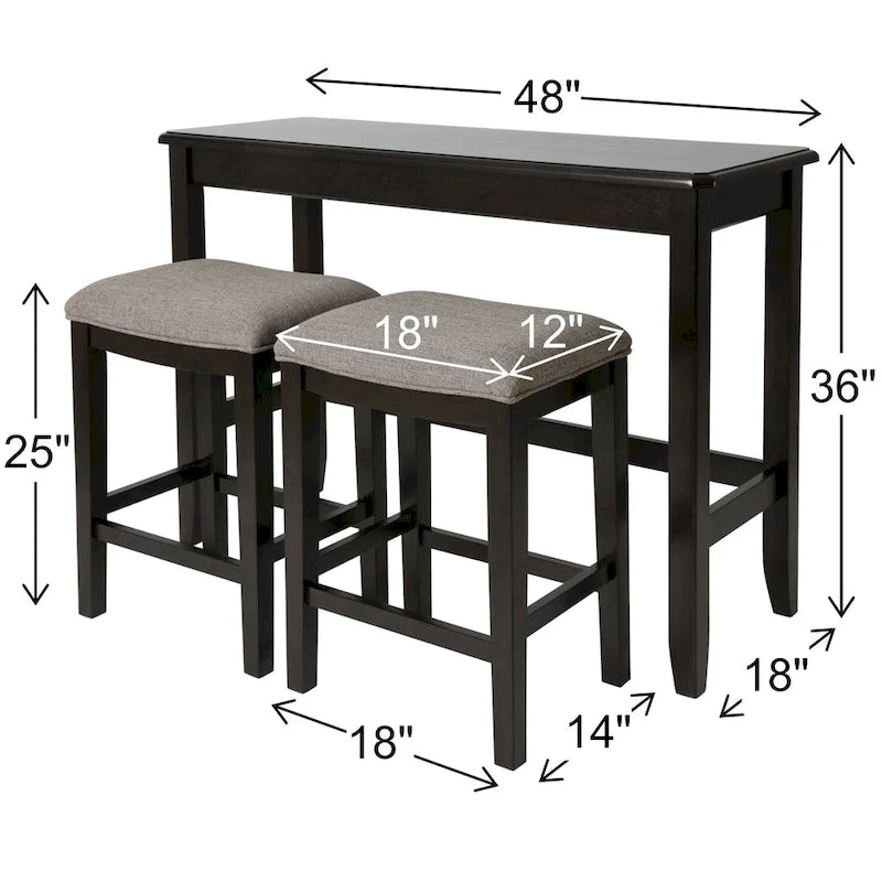 Console pour canapé, hauteur comptoir