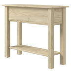 Console de table en bois avec 2 tiroirs