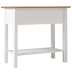 Console de table en bois avec 2 tiroirs