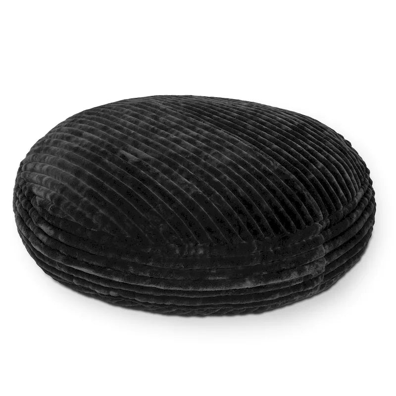 Pouf géant de 1,80 m en fausse fourrure