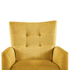 Fauteuil inclinable manuel moderne avec pieds en bois massif