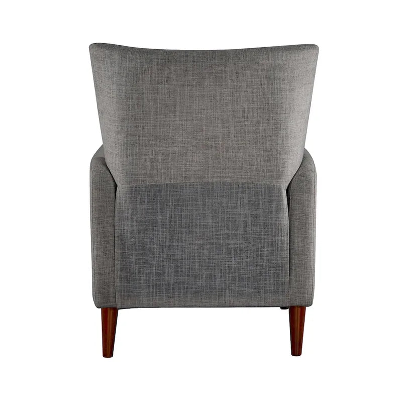 Fauteuil inclinable manuel moderne avec pieds en bois massif