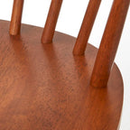 Chaises de salle à manger à barreaux en bois massif