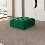 Canapé sectionnel modulaire moderne en velours en forme de U