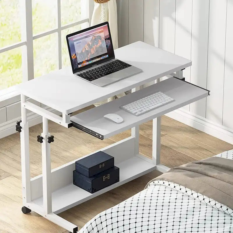 Support portable pour ordinateur portable pour canapé et lit, petite table réglable en hauteur