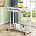 Support portable pour ordinateur portable pour canapé et lit, petite table réglable en hauteur