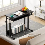 Support portable pour ordinateur portable pour canapé et lit, petite table réglable en hauteur