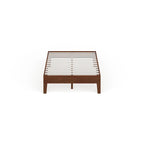 Lit plateforme de luxe en bois de 12 pouces, format double