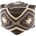 Pouf Cube Shaggy Bohème 18 pouces