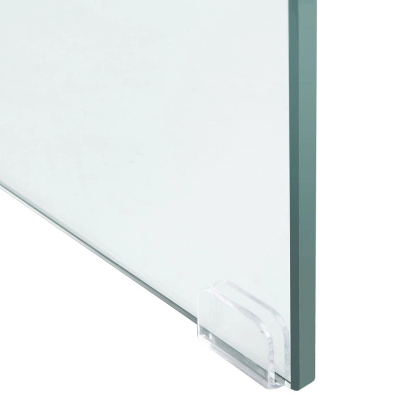 Table basse moderne en verre - 43,3 x 23,6 x 16,5