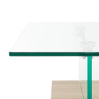 Table basse moderne en verre - 43,3 x 23,6 x 16,5