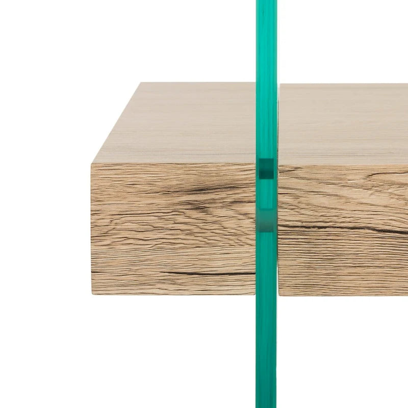 Table basse moderne en verre - 43,3 x 23,6 x 16,5