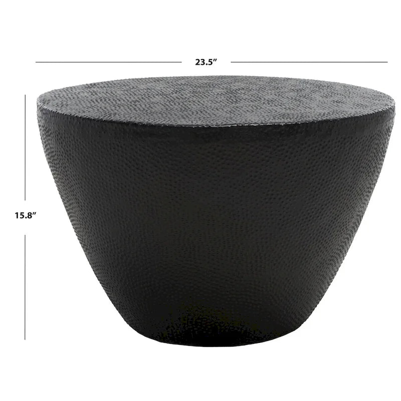 Table basse tambour - 24 L x 24 P x 16 H