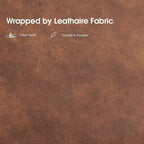 Fauteuil d'appoint Leathaire avec pouf