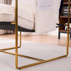 Fauteuils suspendus rembourrés avec pochettes latérales, structure métallique