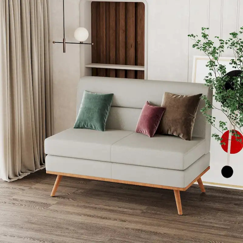 Canapé Causeuse, Petit Canapé Moderne Confortable pour Chambre et Salon, Petite Causeuse pour Petits Espaces, Montage Facile
