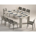 Console extensible moderne Table à manger - 31,5 L x 17,5 P x 30 H ( Ext: 17,5 - 73 L )