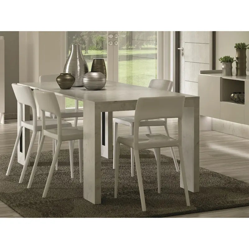 Console extensible moderne Table à manger - 31,5 L x 17,5 P x 30 H ( Ext: 17,5 - 73 L )